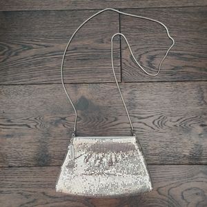 Whiting and Davis Vintage Silver Purse